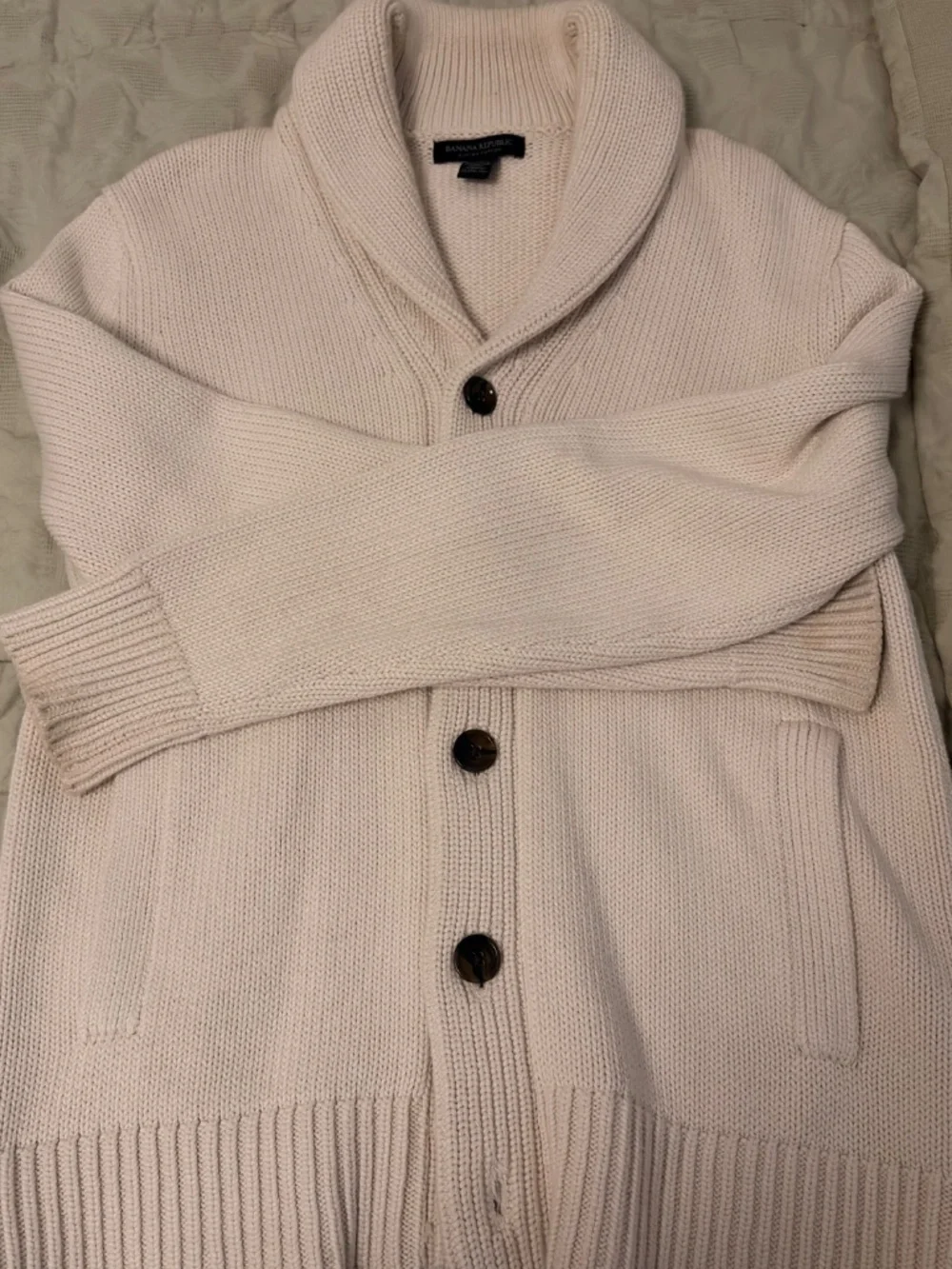 Banana Republic Heavy Shawl Cardigan Men’s Small